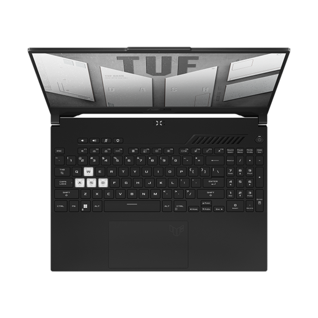 Laptop ASUS TUF Dash F15 FX517ZM-HN480W (i7-12650H | 8GB | 512GB | GeForce RTX™ 3060 6GB | 15.6' FHD 144Hz | Win 11)