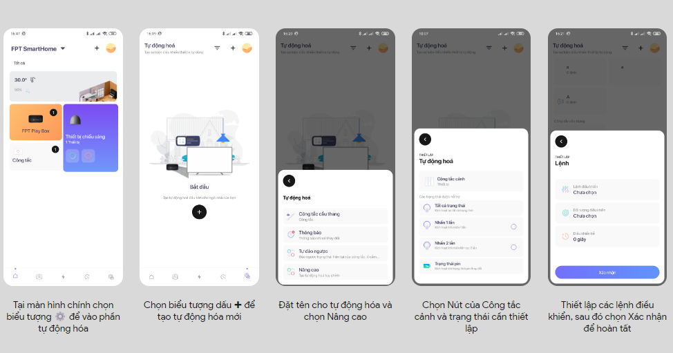 Hướng dẫn sử dụng Công Tắc Ngữ Cảnh Không Dây