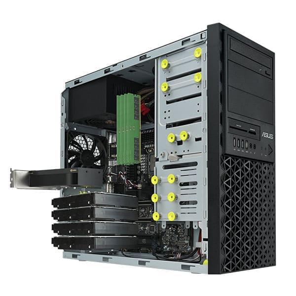 WORKSTATION ASUS E500 G9 i7-12700/16GD5/1TB-HDD/2*Intel LAN/W680/300W/KB&M/DVD-RW/nOS/BLACK