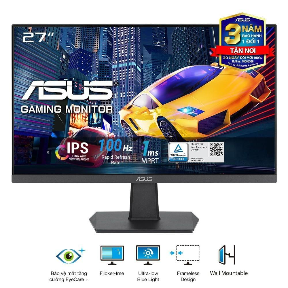 Màn hình Gaming ASUS VA27EHF 27 inch Full HD IPS 100Hz 1ms MPRT Viền mỏng