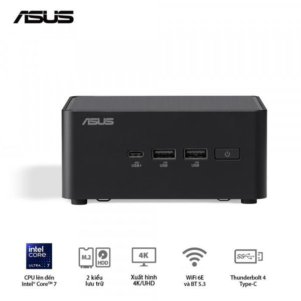 PC Mini ASUS NUC 14 PRO TALL RNUC14RVHU700001I (Ultra 7 155H | 2xNVMe, SATA | 2x HDMI 2.1 | 2x DP 1.4a | VESA Mount)