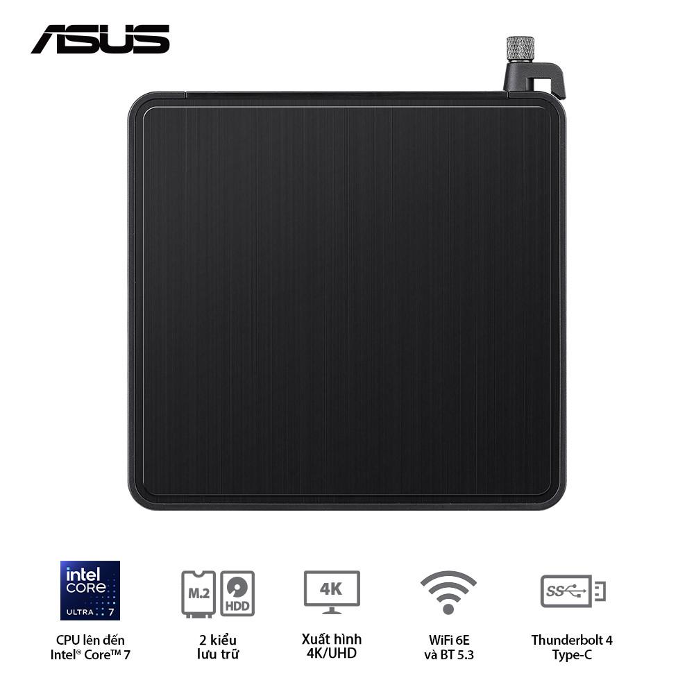 PC Mini ASUS NUC 14 PRO TALL RNUC14RVHU700001I (Ultra 7 155H | 2xNVMe, SATA | 2x HDMI 2.1 | 2x DP 1.4a | VESA Mount)