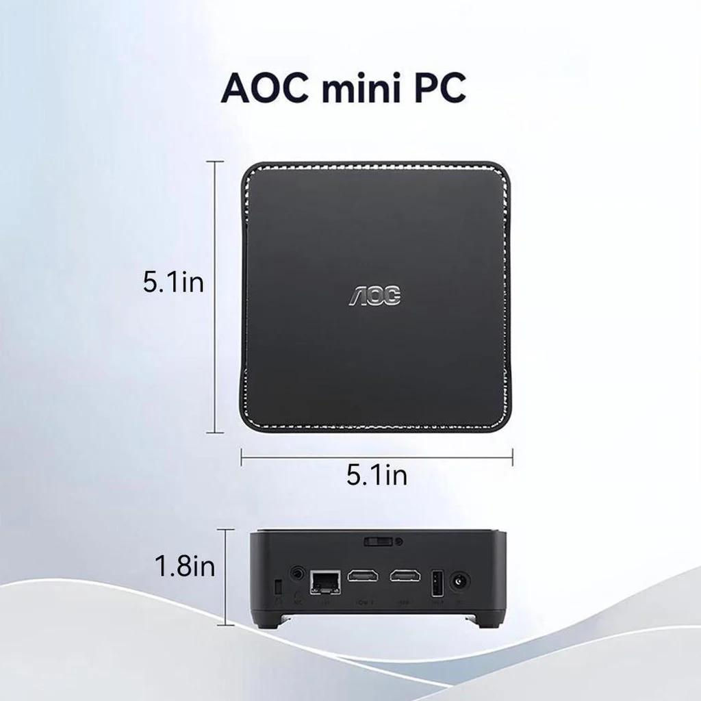 PC Mini AOC M3 (D011M3-1N9514340) (N100 | 8GB | 512GB | Wifi 6 + Bluetooth | Win 11 Pro)