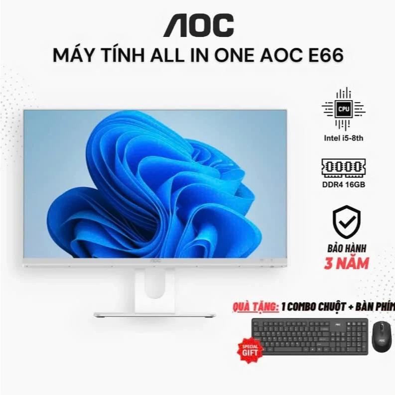 Máy tính All In One AOC E66 (i5-8500 | 16GB | 512GB | 23.8' FHD | Win 11 Pro)