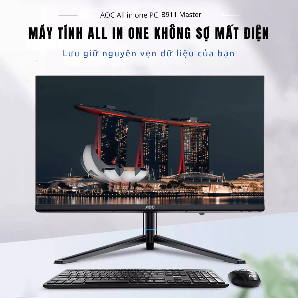Máy tính All In One AOC B911 (i5-12450H | 16GB | 512GB | 23.8' FHD | UPS 2600mAh | Win 11 Pro)