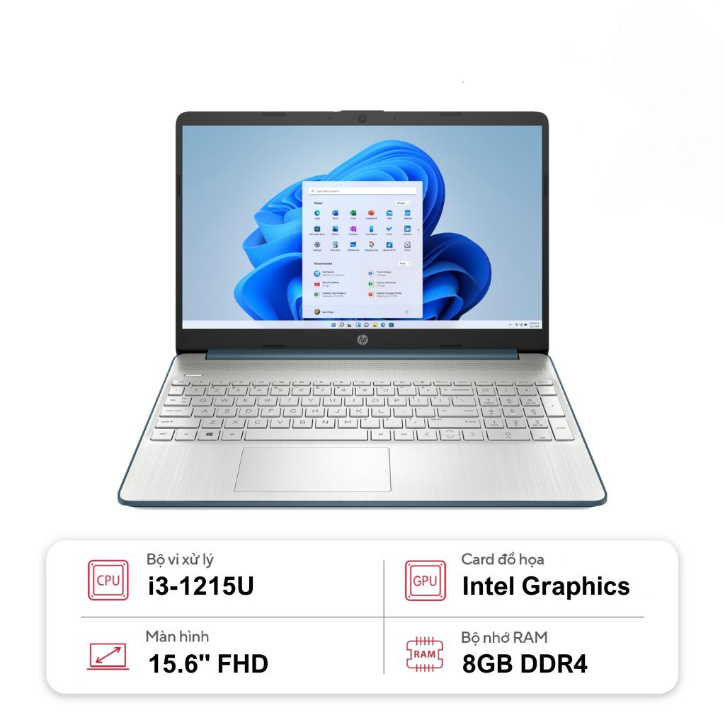 Laptop HP 15s-fq5228TU 8U240PA (i3-1215U | 8GB | 512GB | Intel Graphics | 15.6' FHD | Win 11 | Blue)