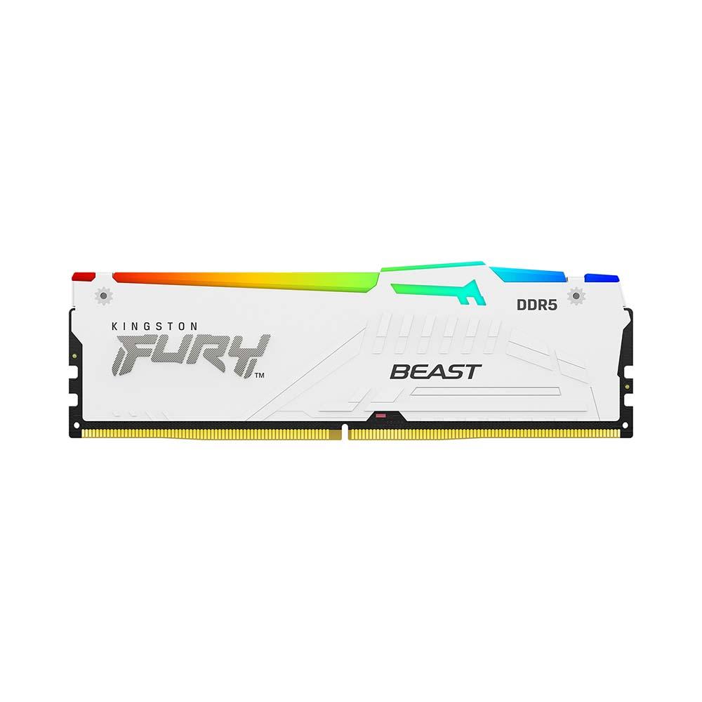 RAM PC Kingston (2x16) 32GB 5600MT/s DDR5 CL40 DIMM FURY Beast White RGB