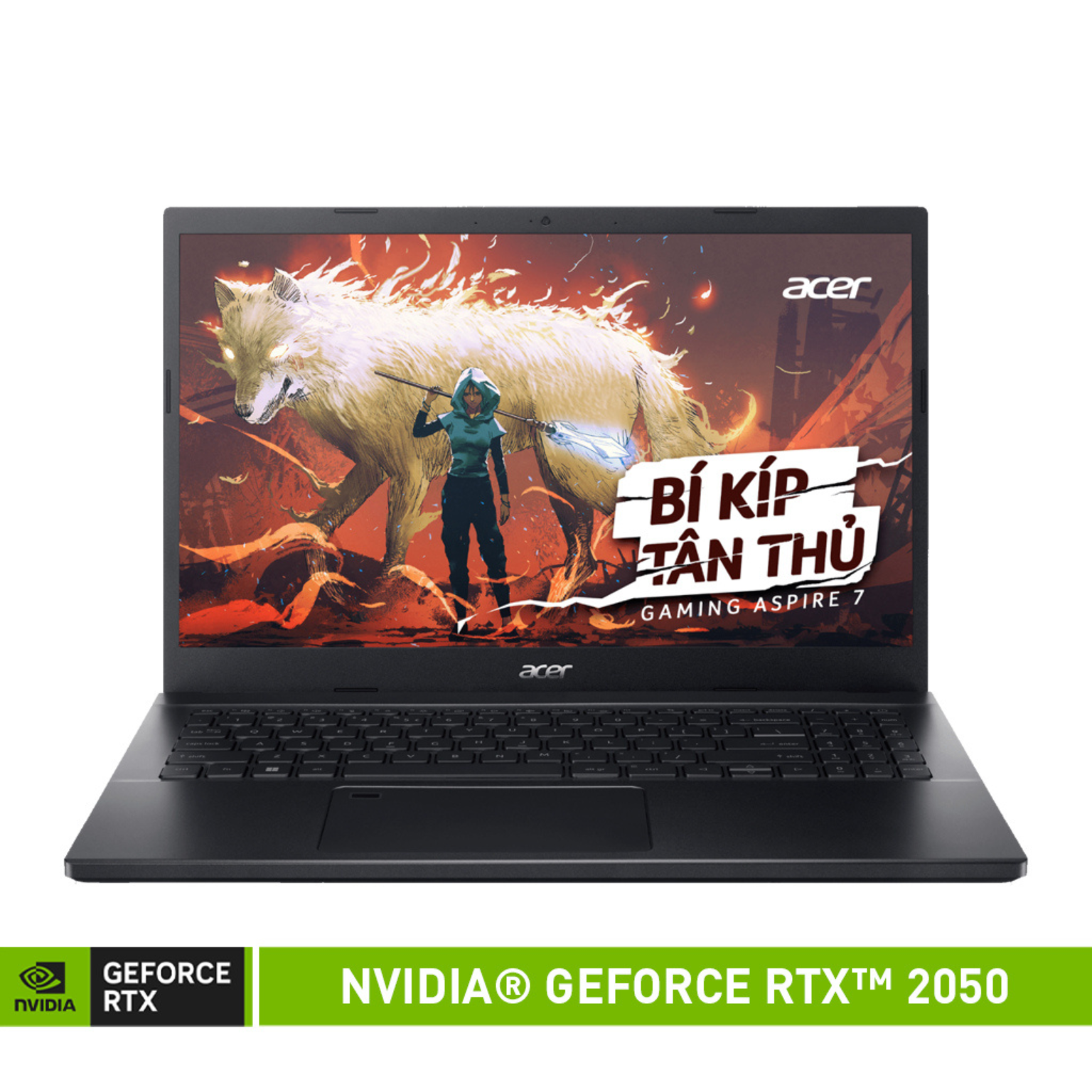 Laptop Acer Aspire 7 A715-76G-59MW-16G (i5-12450H | GeForce RTX™ 2050 4GB | 16GB | 512GB | 15.6' FHD 144Hz | Win 11)