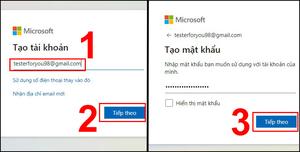 Hướng dẫn tạo tài khoản Microsoft
