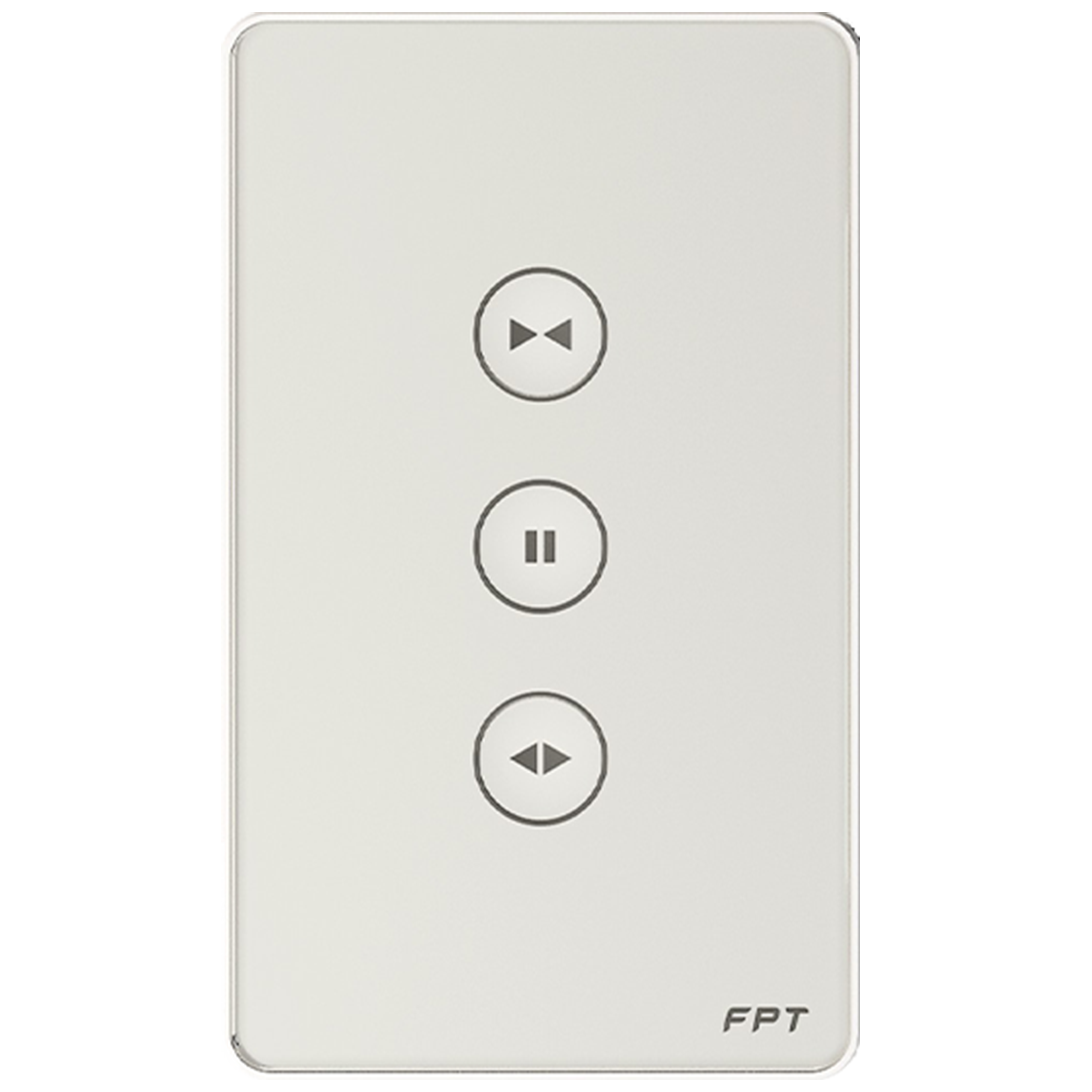 Công tắc rèm chữ nhật trắng Athena(SNBR0234)