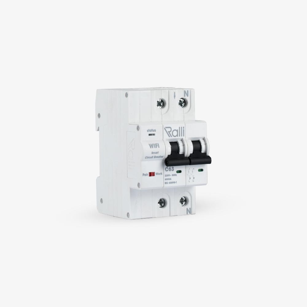 Aptomat thông minh WiFi RD.MCB.WF 2P C63