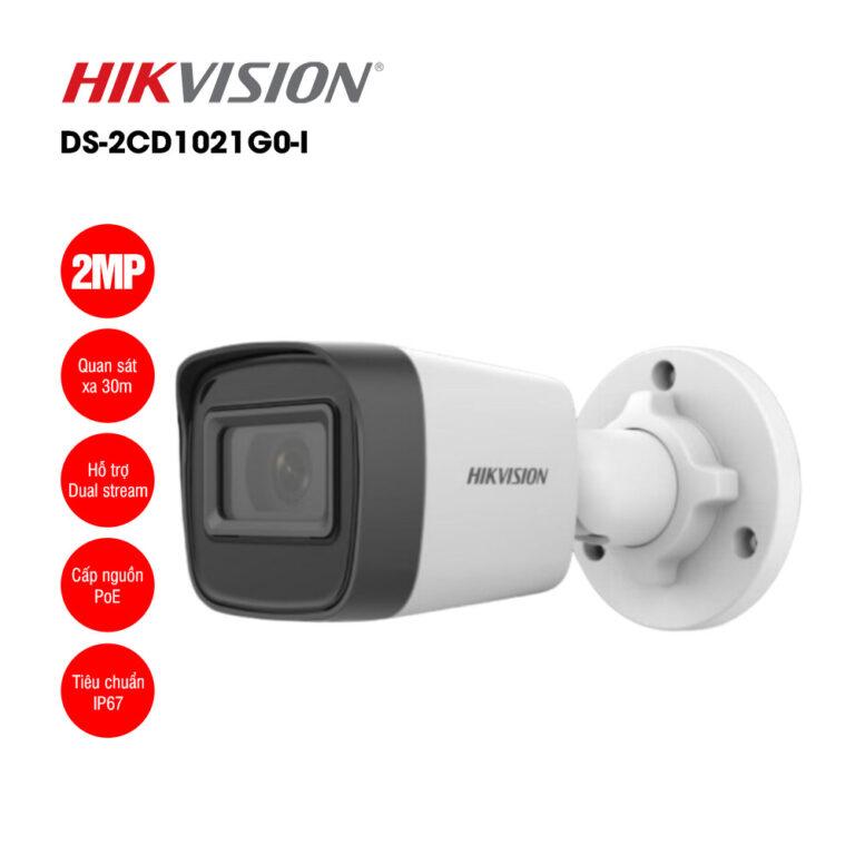 CAMERA thân IP  (DS-2CD1021G0-I)