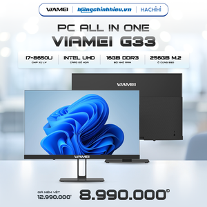 PC All In One Viamei G33 (i7-8650U | 16GB | 256GB | Intel UHD 620 | 23.8' FHD | Win 11 Pro)