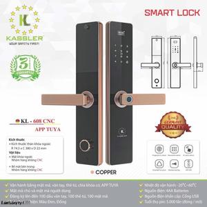Khóa vân tay Kassler KL-608 CNC Copper – App Tuya