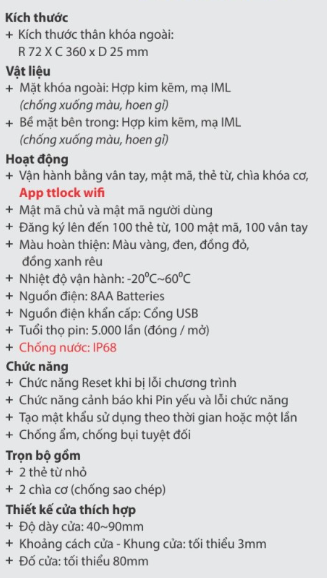 Khoá Vân Tay Kassler KL 696 Gold App