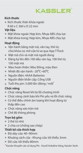 Khoá Vân Tay Kassler KL-566 Copper App