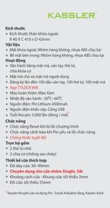 Khoá Cửa Nhôm Kassler KL 599I App
