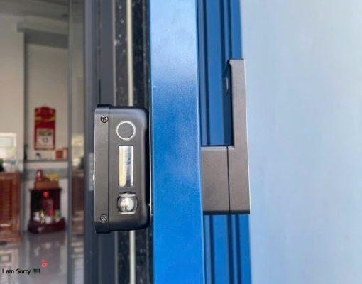 Khóa cửa cổng Kassler KL-579 CNC Silver Grey Remote + Wifi