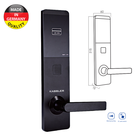 Khóa điện tử Kassler KL-393 – Chất liệu Titan siêu bền