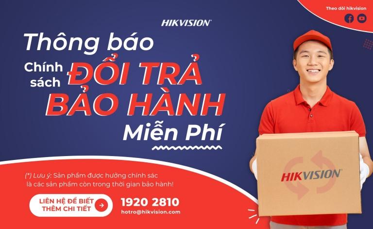 Chính sách bảo hành của Hikvision