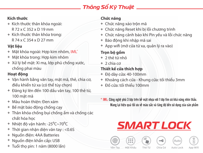 Khóa cửa vân tay Bosch ID30 EU Black