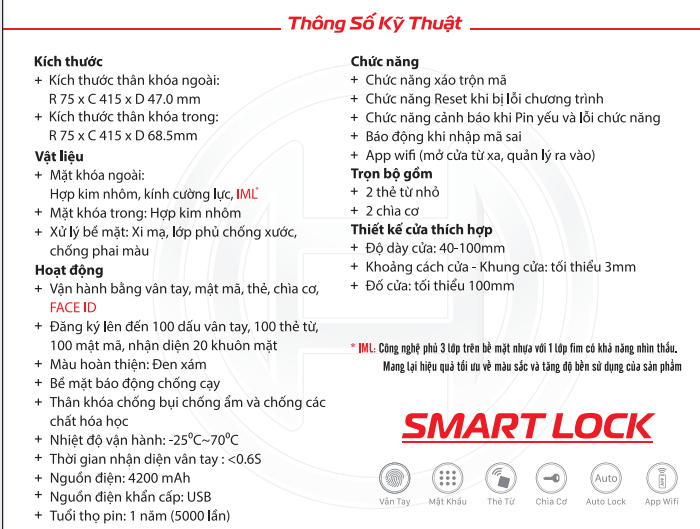 Khoá Vân Tay Bosch FU30 Plus Black Nano