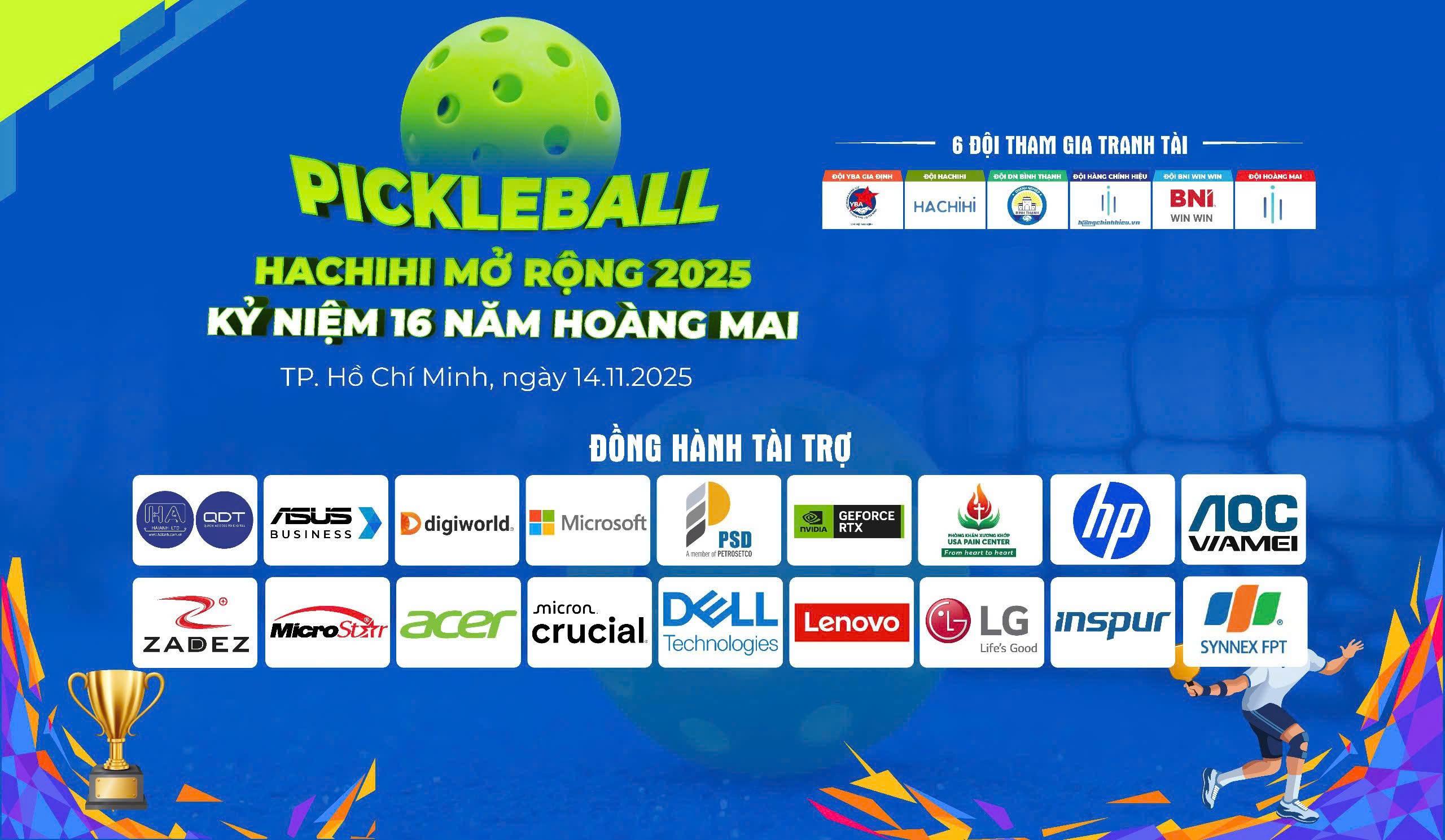 PICKLEBALL HACHIHI MỞ RỘNG 2025