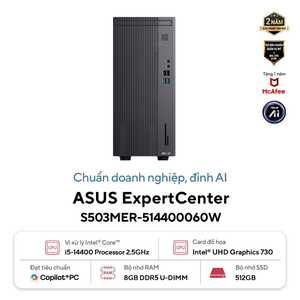 PC ASUS S503MER-514400060W (i5-14400 | 8GB DDR5 | 512GB SSD | Win 11)